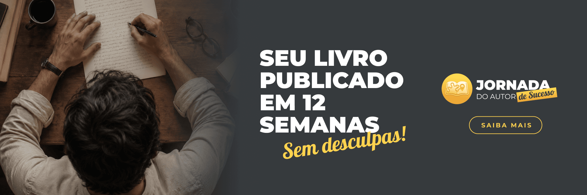 Jornada do Autor de Sucesso — seu livro publicado em 12 semanas