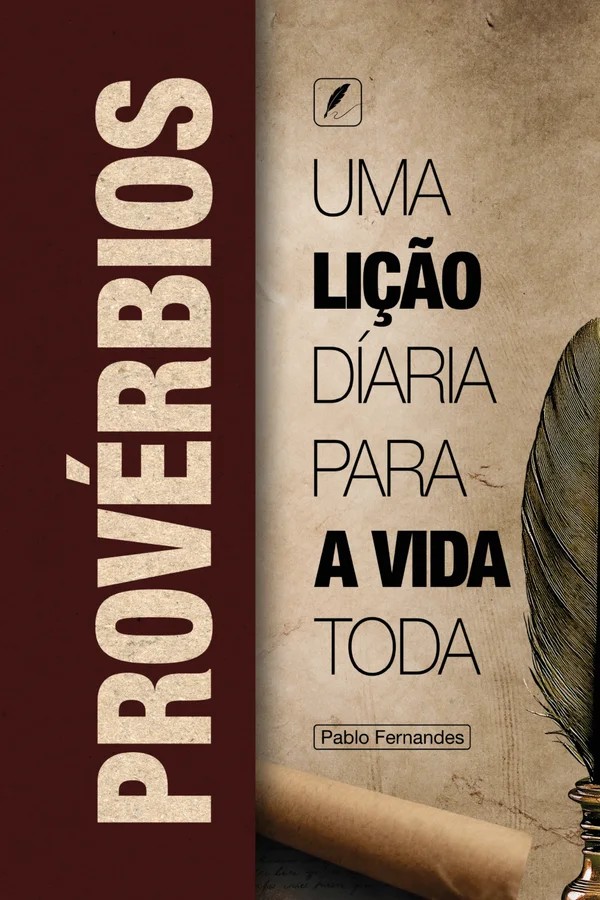 Capa de Provérbios: Uma Lição Diária para Toda a Vida
