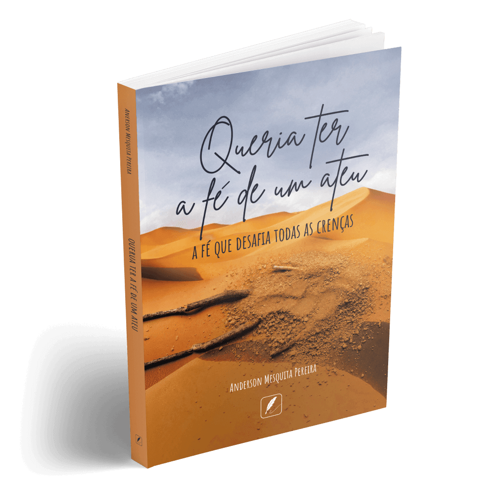 Capa de QUERIA TER A FE DE UM ATEU